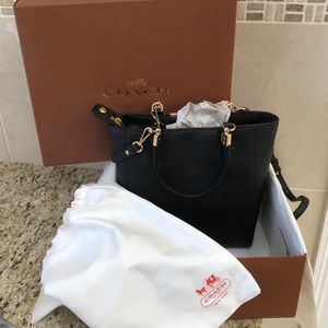 Coach black pocketbook